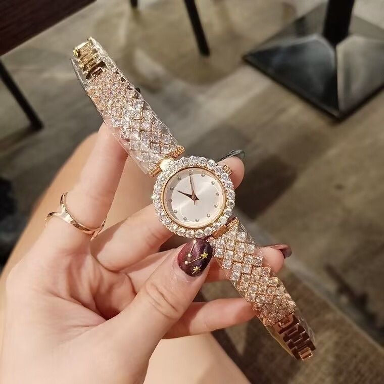 Luxury Diamond Women Watches Waterproof Rose Gold Color