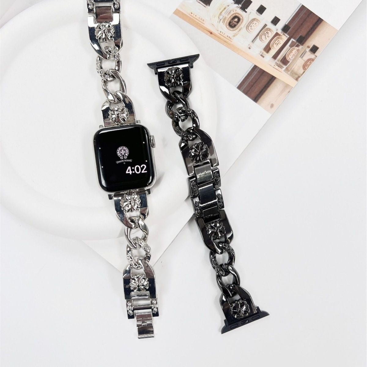 Apple Watch Band Cross Women Watches Waterproof Silver Gold Rose Color