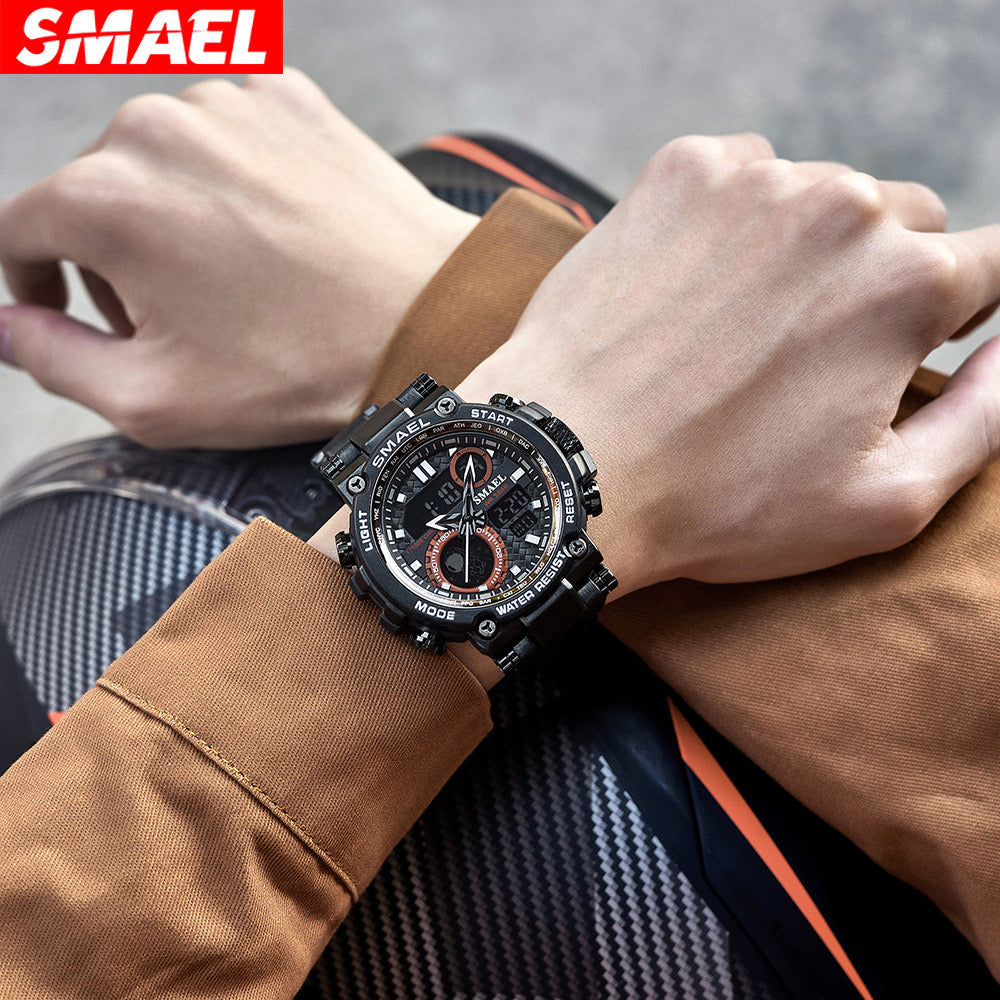 Luxury Men Sport Watches Waterproof Automatic Mechanical Wristwatch Y2K Gold Silver Black