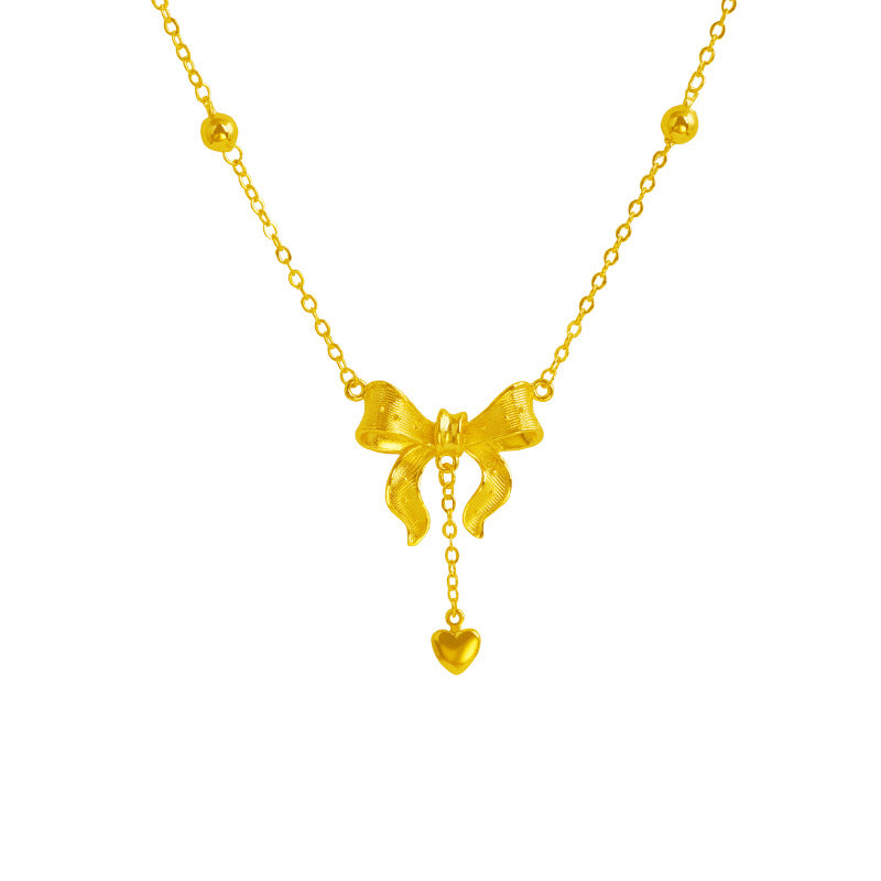 coco 18K Plated Gold Lucky Necklace Lucky For Women Daily Wear Waterproof butterfly