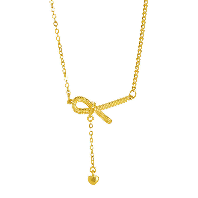 coco 18K Plated Gold Lucky Necklace Lucky For Women Daily Wear Waterproof