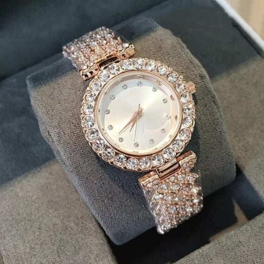 Luxury Diamond Women Watches Waterproof Rose Gold Color