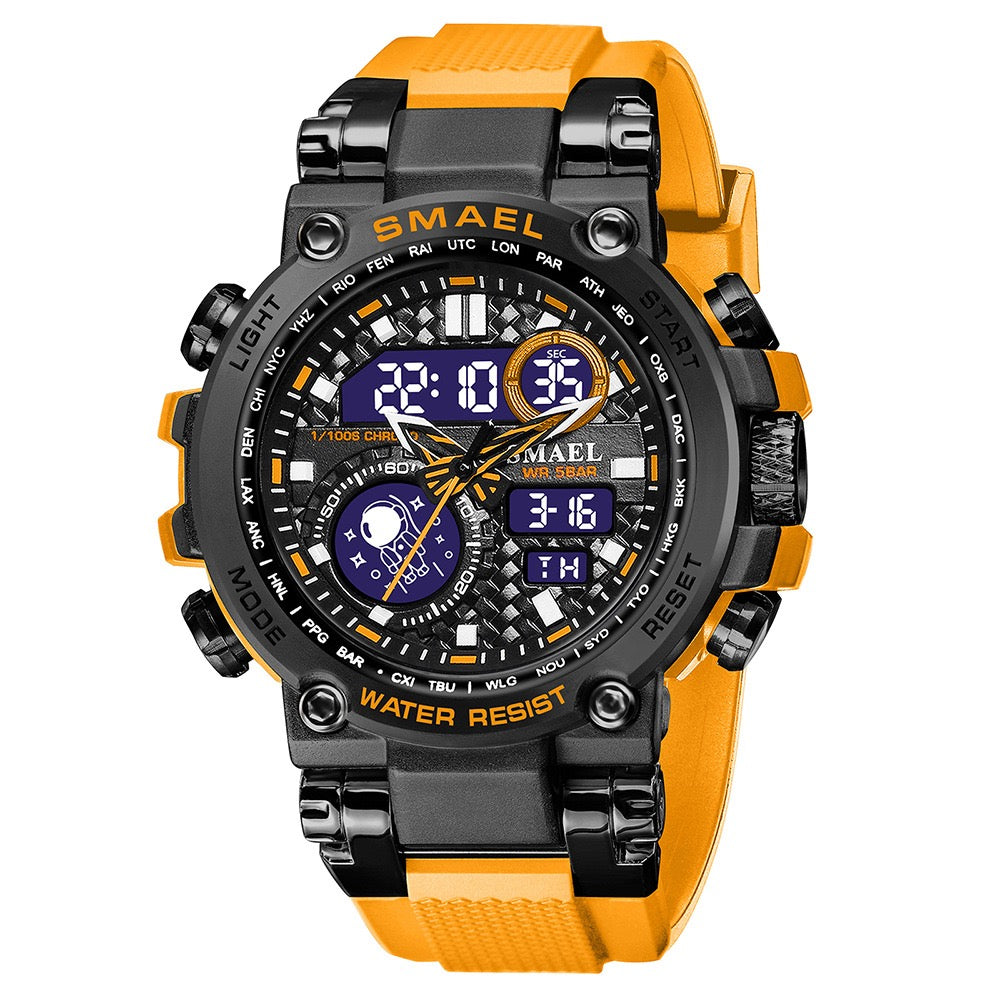 Luxury Men Sport Watches Waterproof Automatic Mechanical Wristwatch Y2K Gold Silver Black
