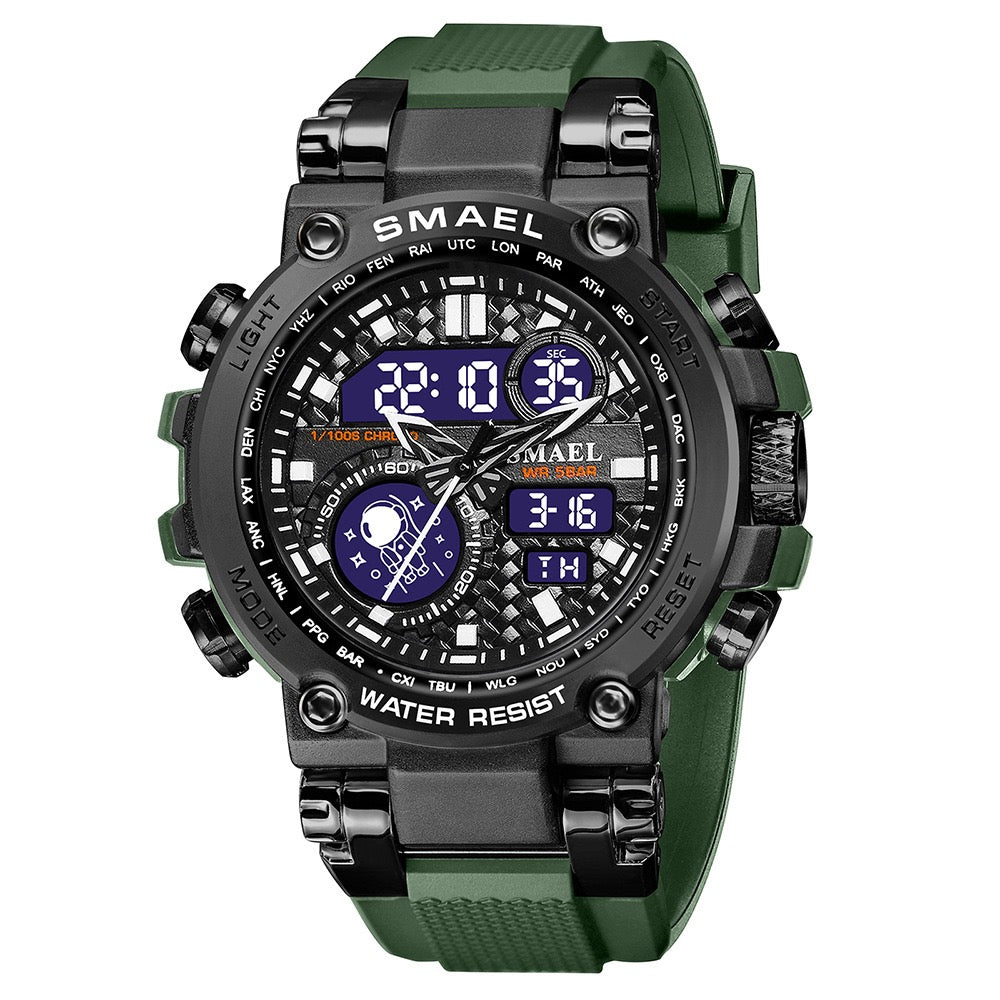 Luxury Men Sport Watches Waterproof Automatic Mechanical Wristwatch Y2K Gold Silver Black