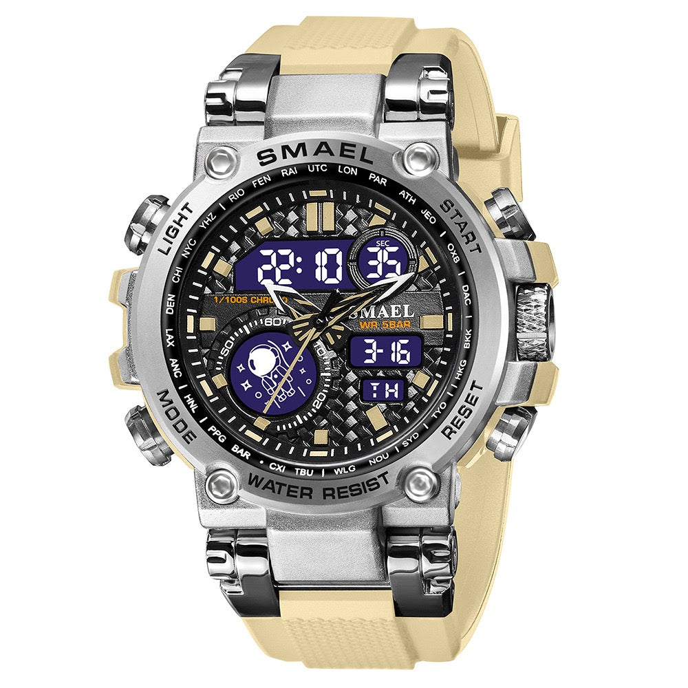 Luxury Men Sport Watches Waterproof Automatic Mechanical Wristwatch Y2K Gold Silver Black